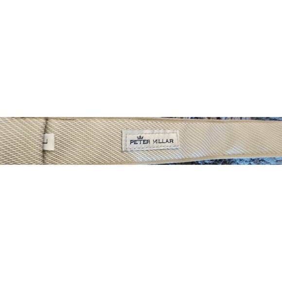 PETER MILLAR CROWN CRAFTED PERFORMANCE O-RING BELT SIZE L Large Khaki Beige NEW - Picture 3 of 5